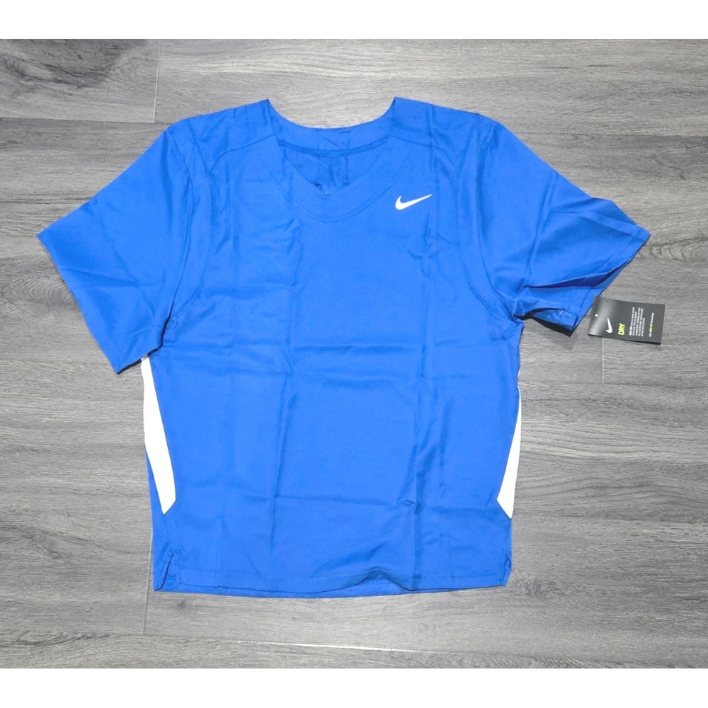 NWT Nike Dri-FIT Team Untouchable Speed Lacrosse Jersey - Royal Blue
